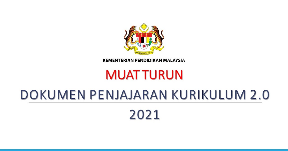 Dokumen penjajaran kurikulum 2021