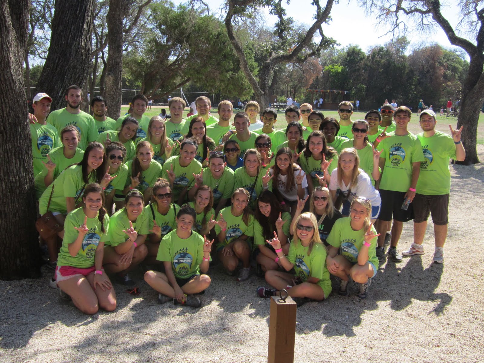 Texas Iron Spikes: Volunteering at Buddy Walk Texas Iron Spikes: Volunteering at Buddy Walk