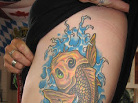 Chinese Good Luck Fish Tattoo