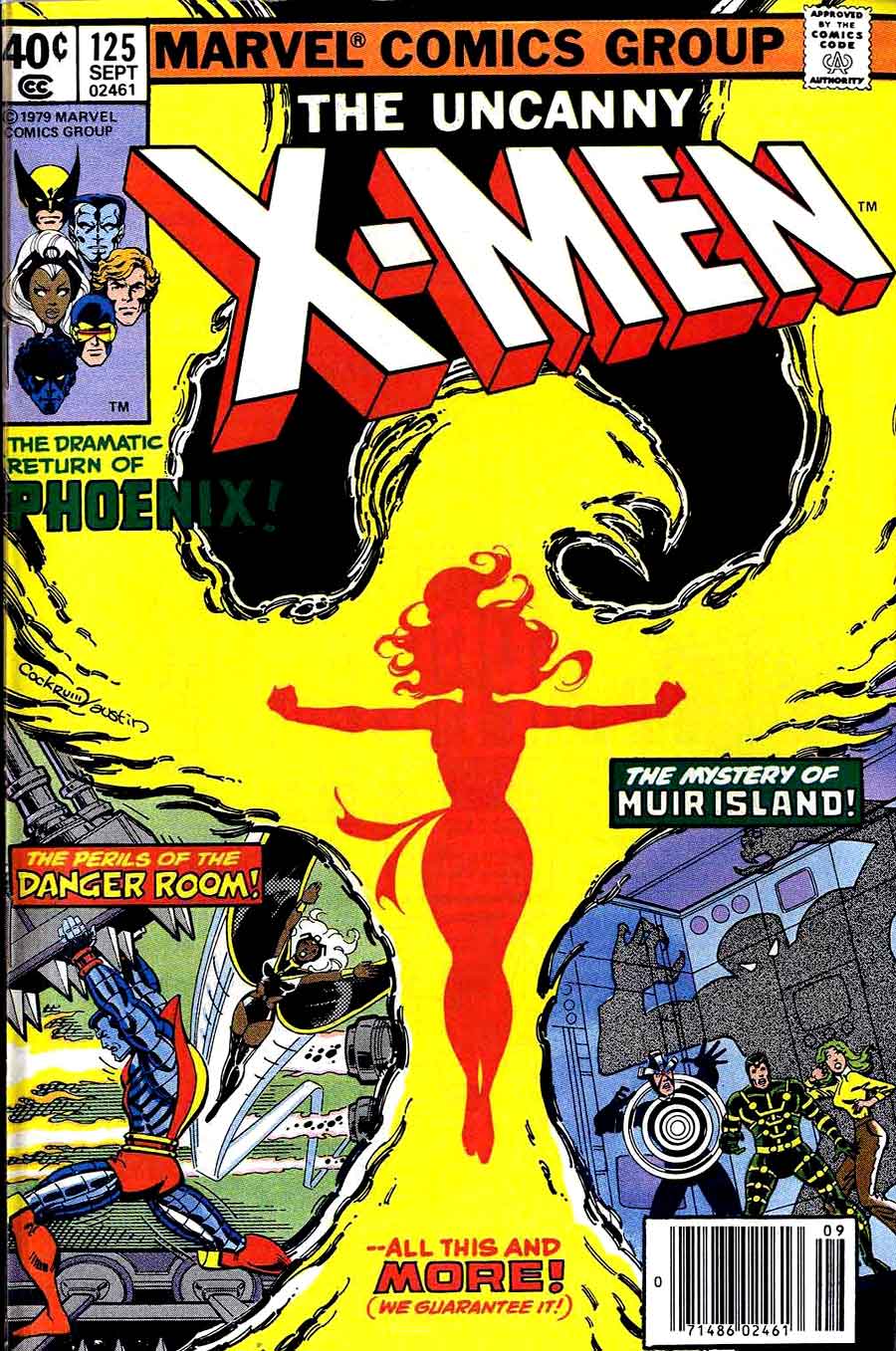 X-men v1 #125 marvel comic book cover art by John Byrne