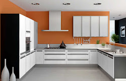 kitchen interior modern decoration shaped interiors cabinets furniture colour modular cabinet elegant idea