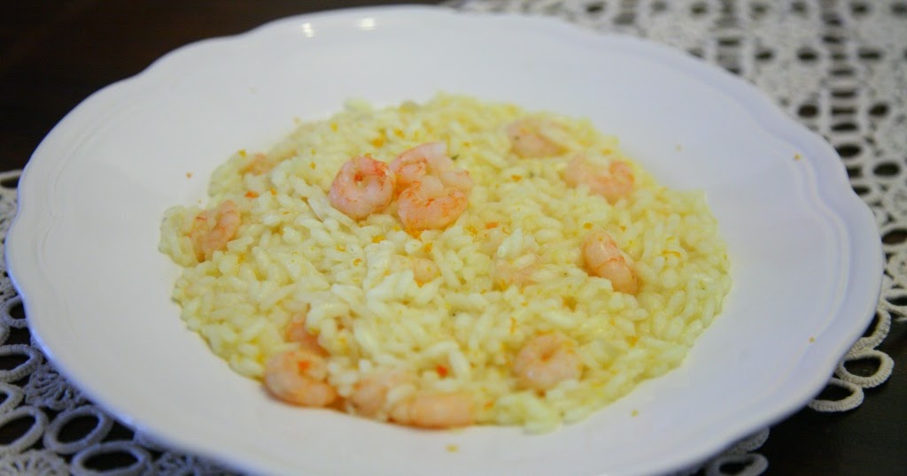 Viaggio Di Gusto Risotto arancia e gamberetti