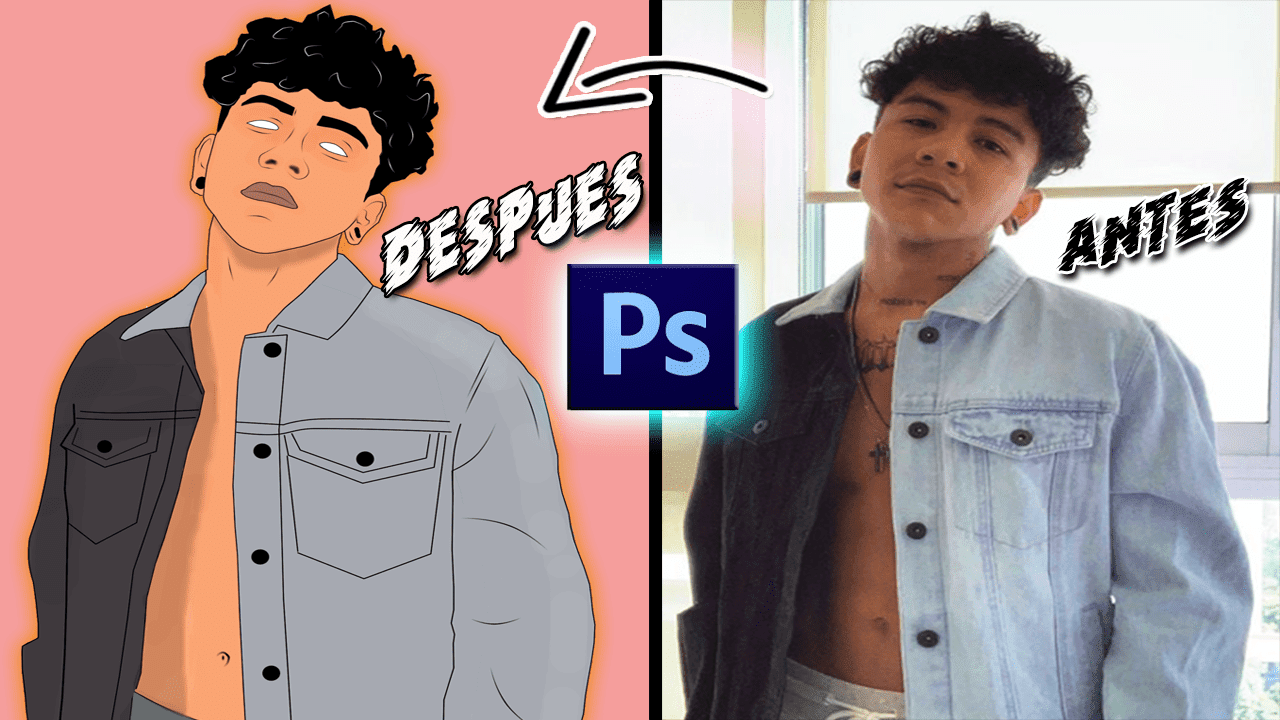 HACER una CARICATURA de una FOTO en CS6 Dibujos