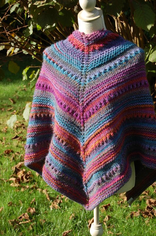 explication poncho au crochet