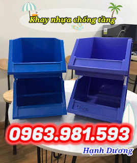 Khay nhựa chống tầng, kệ dụng cụ vát đầu