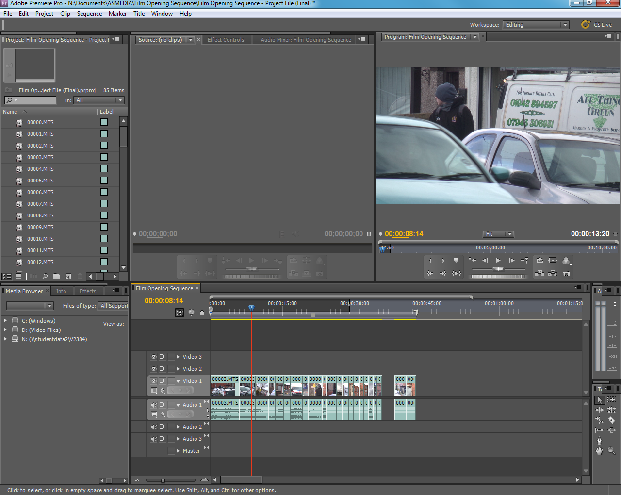 Samantake Productions Rough Cut Film Opening Sequence