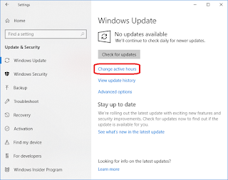 Mengenal Active Hours di Windows 10 - Seloki