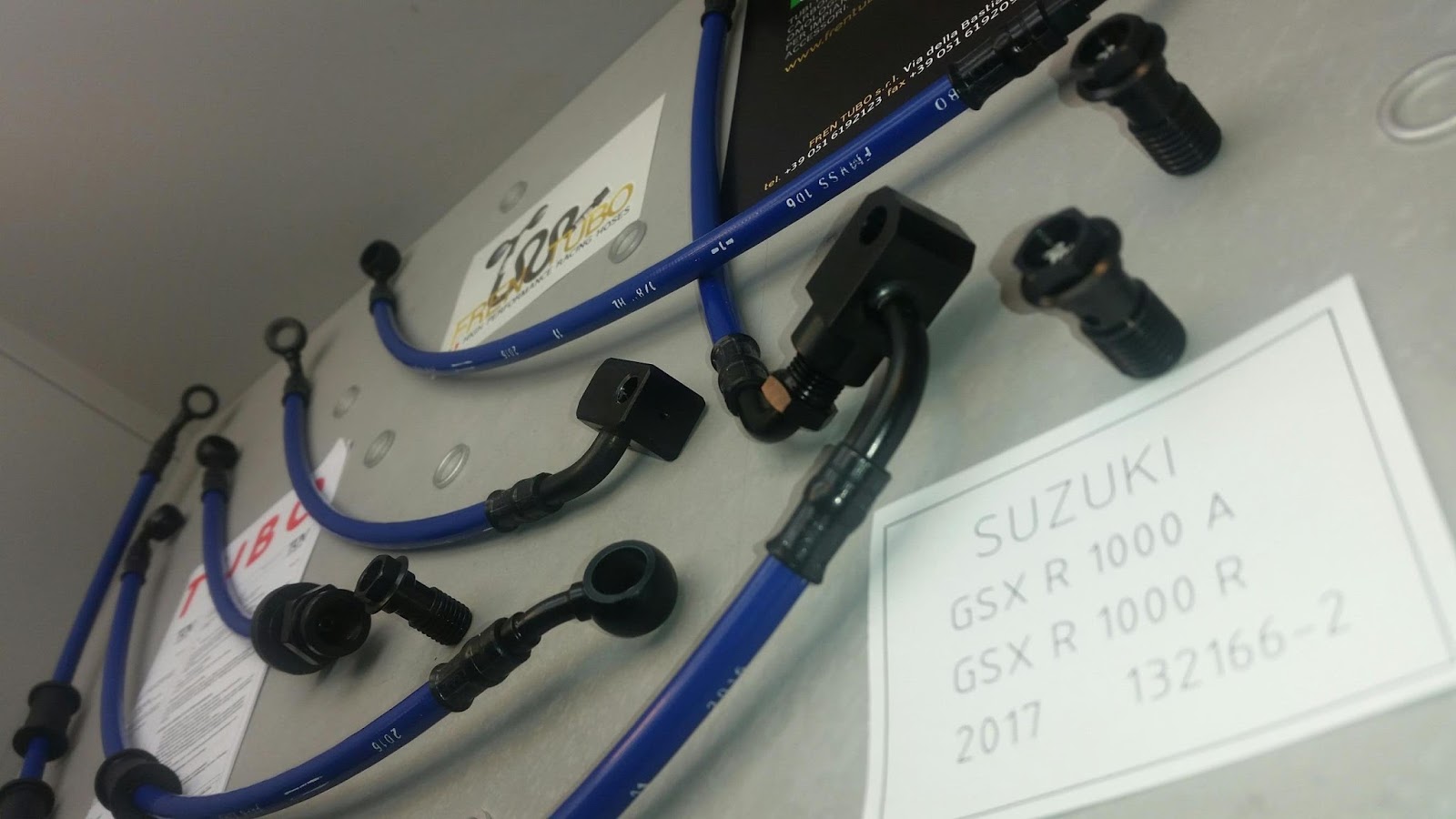 FRENTUBO Brake lines SUZUKI GSX R 1000 2017 brake lines / Tubi freno