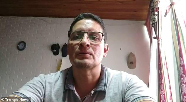 School Teacher caught sucking his wife breast after he forgot to turn off his camera during zoom class (Video)
