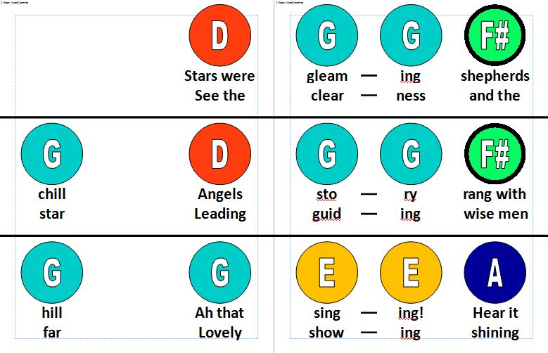 Primary Handbells Stars Were Gleaming