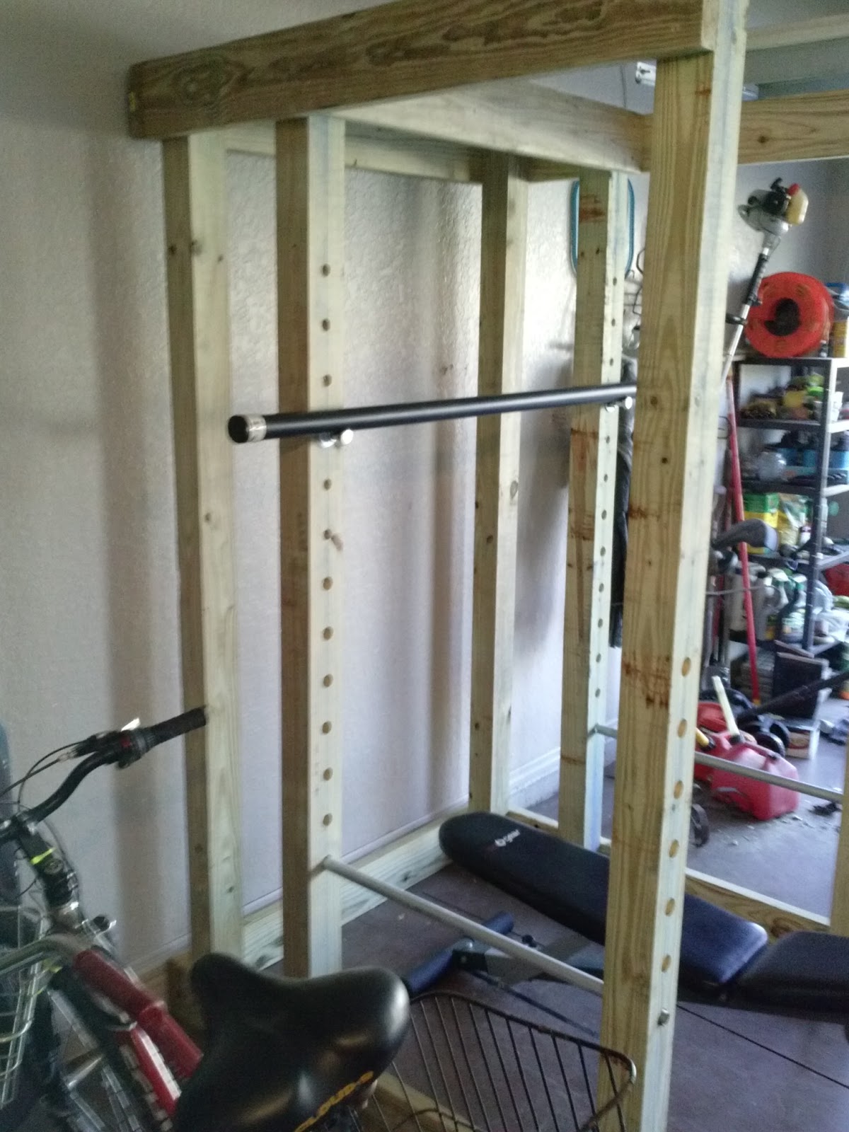Building Your Homemade Wooden Power Rack, Step by Step | Homemade ...