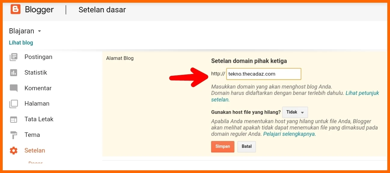 Membuat sub domain dari google domain