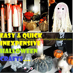 DIY three simple and inexpensive HALLOWEEN crafts