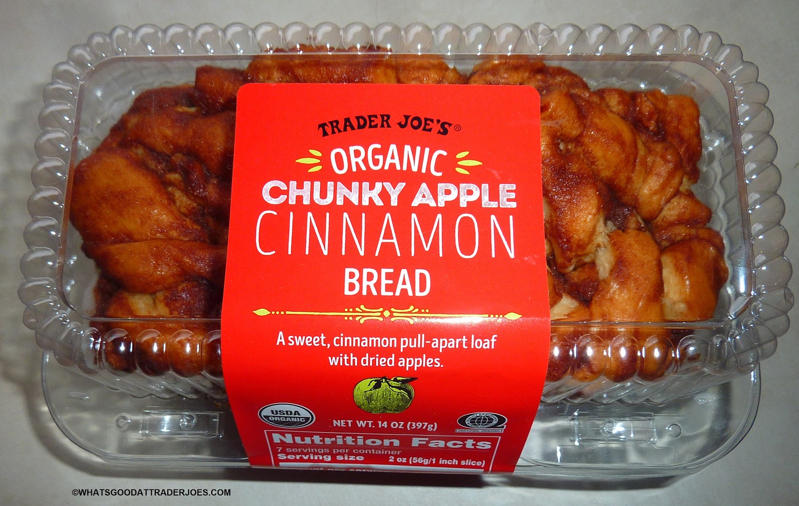 What's Good at Trader Joe's? Trader Joe's Organic Chunky Apple Cinnamon Bread