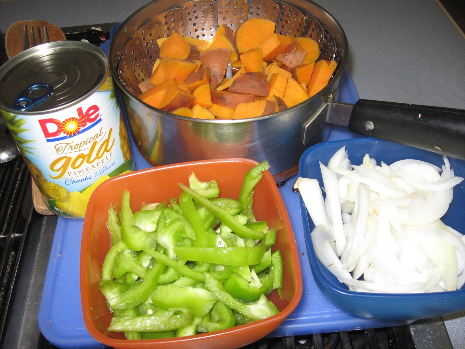 Gluten Free & God Seeking Massaman Chicken Curry with Yams & Pineapple