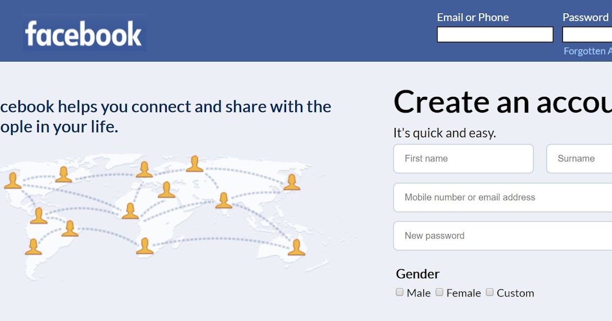 Design Facebook Registration Page in HTML and CSS