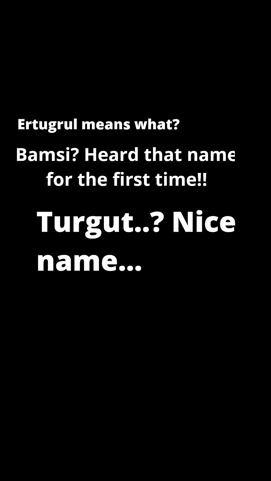 Dirilis Ertugrul Characters' names and their meanings