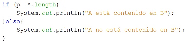Condicional en Java para verificar arreglos