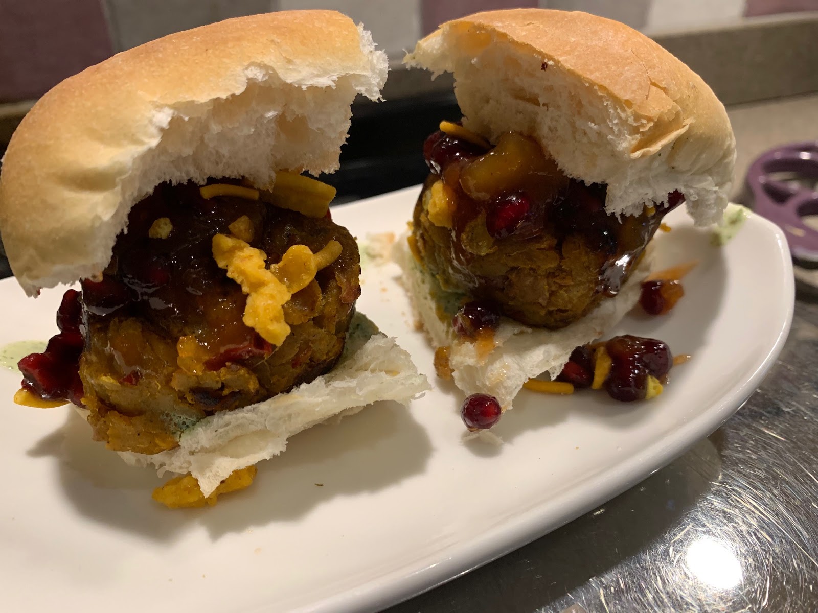 Jamie Oliver Indian Style Chip Butty (470 Calories)