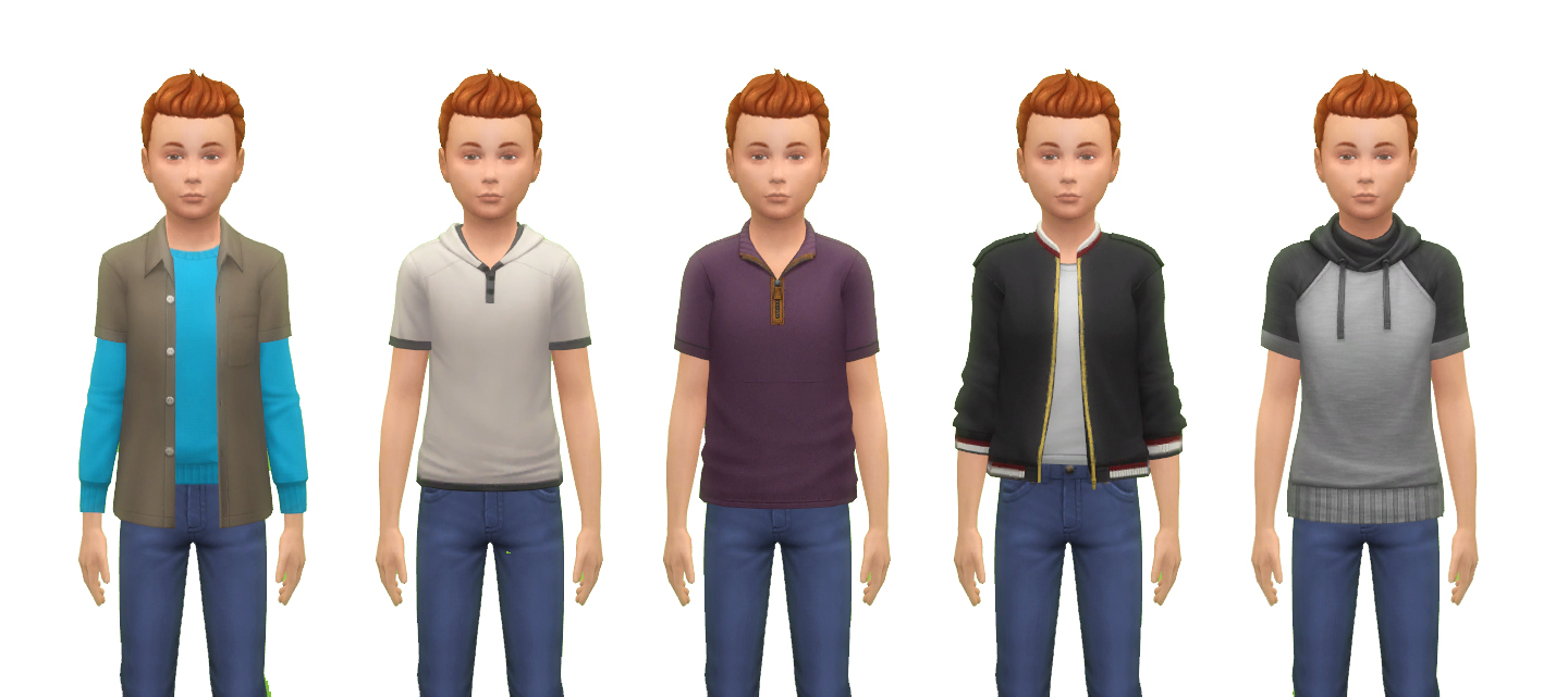Maxis Match Male Clothes Pack Simsworkshop