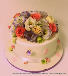 cake singapore elegant fresh flowers simple needs every pastry