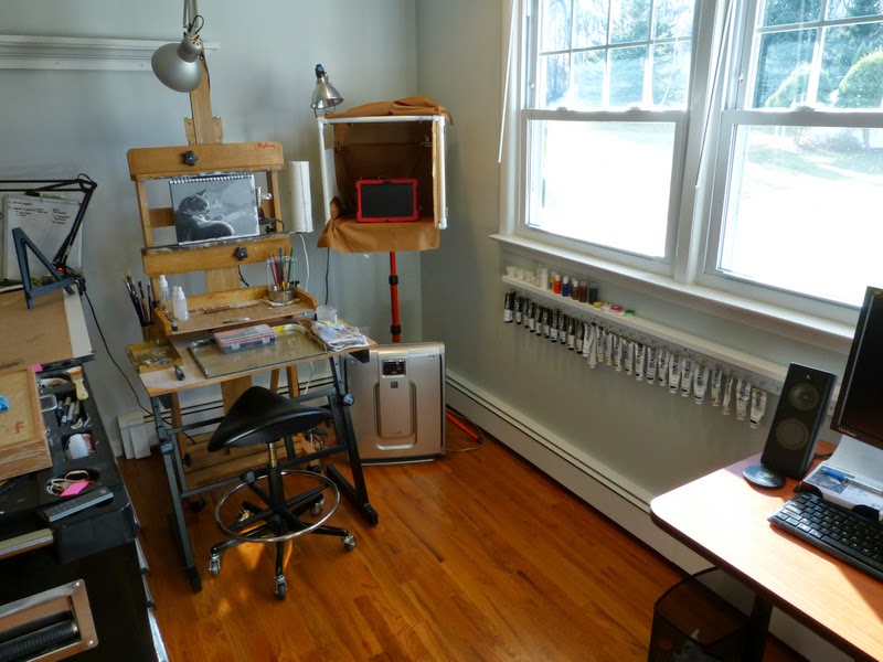 my paint brush holder …  Art studio organization, Art studio room