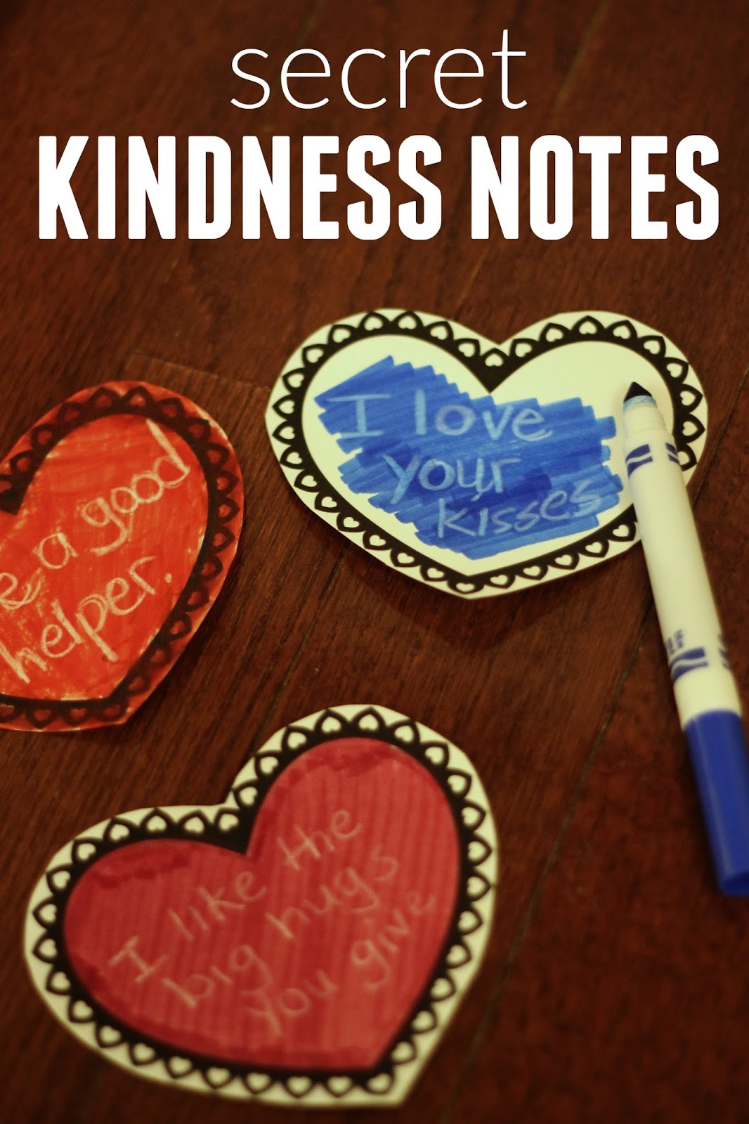 Toddler Approved Secret Kindness Notes