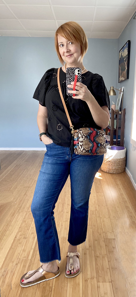 Looks Good from the Back: Outfit of the Day: New Bag Day!