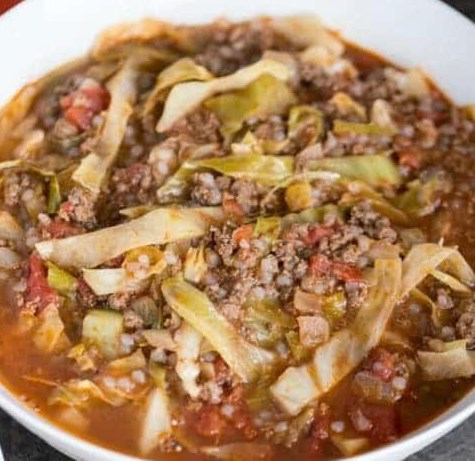 Easy Unstuffed Cabbage Soup
