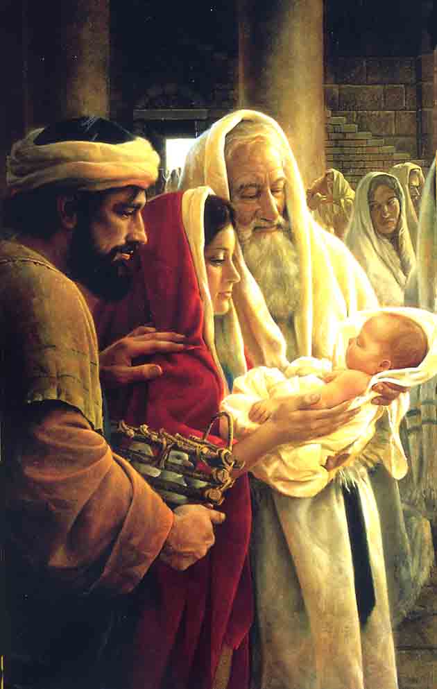 the presentation of baby jesus in the temple