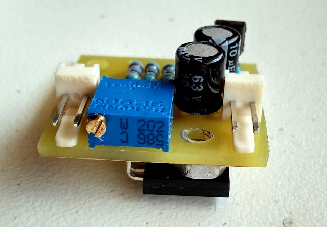 DIYfan: Simple and small temperature fan controll Circuit Diagram