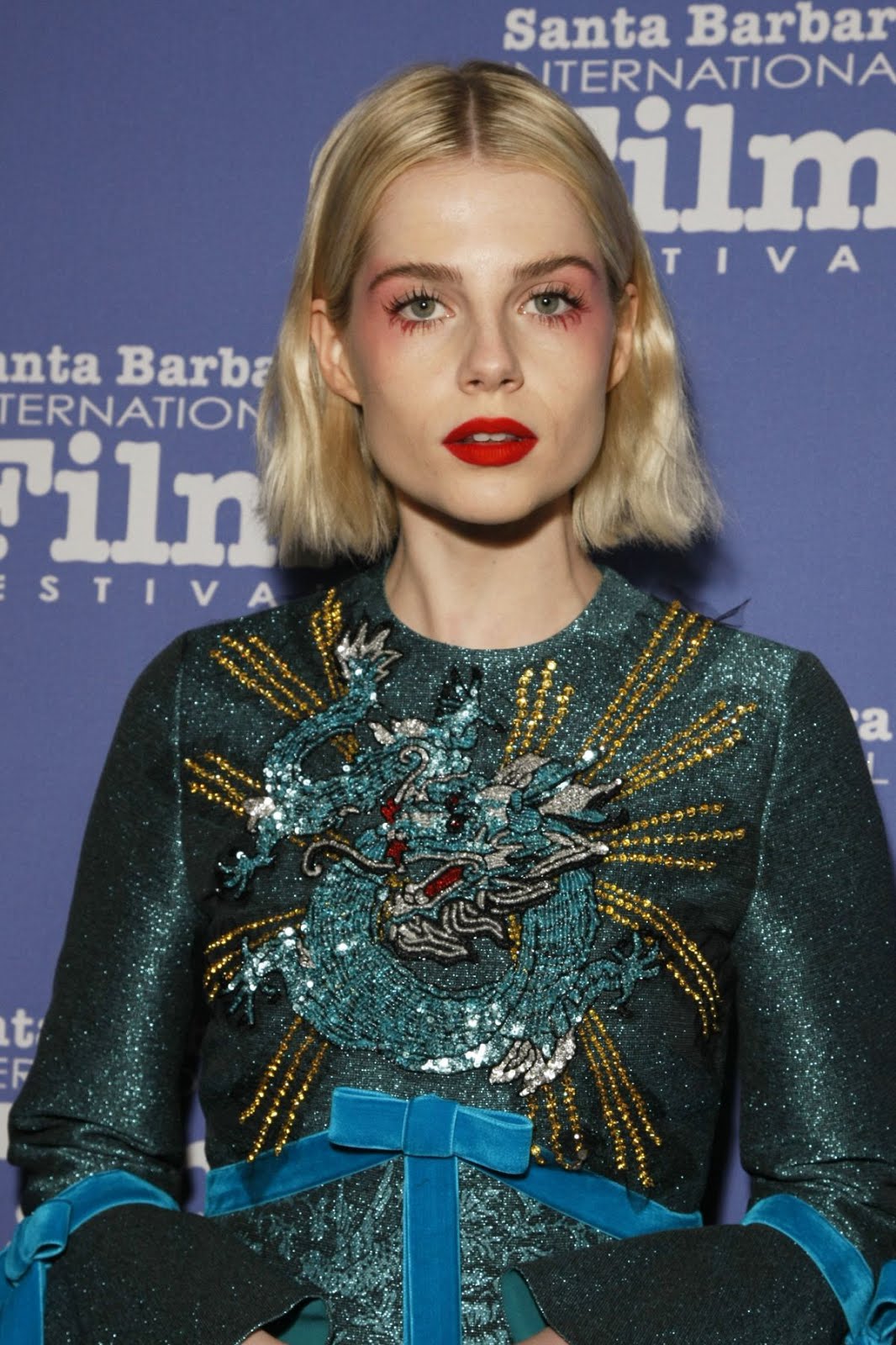 Lucy Boynton At Outstanding Performer Award Honoring Rami Malek During