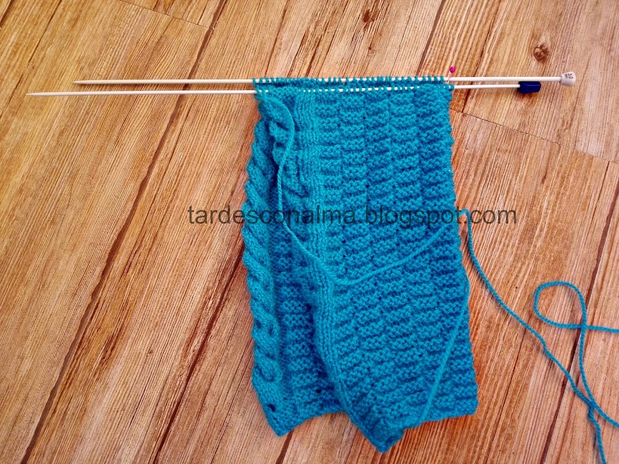 diy, tutorial, paso a paso, handmade, craft, lana, tricotar, calceta, 2 agujas