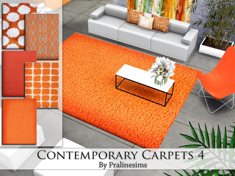 Sims 4 CC's The Best Rugs by Pralinesims