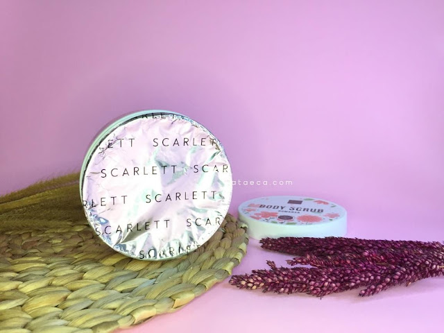 packaging body scrub scarlett