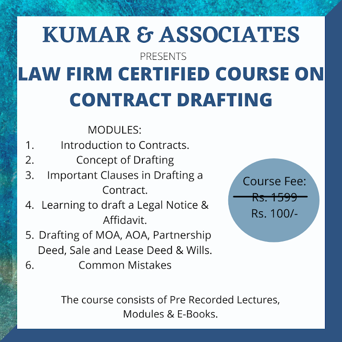  LAW FIRM CERTIFIED PROFESSIONAL COURSE ON CONTRACT DRAFTING