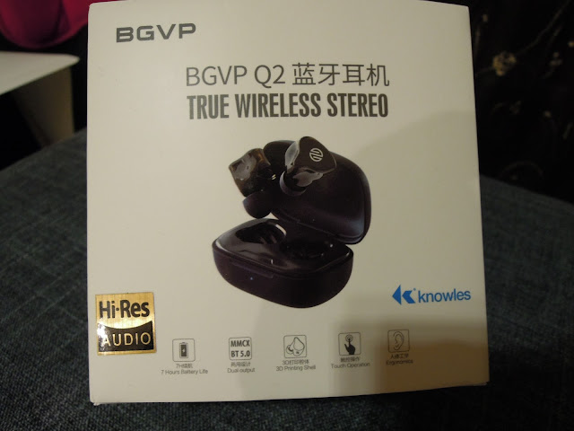 BGVP Q2 少見的雙動鐵藍芽耳機, 支援可換線MMCX接頭, 