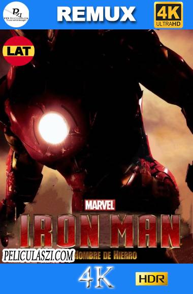 Iron Man, el Hombre de Hierro (2008) Ultra HD REMUX 4K HDR Dual-Latino VIP