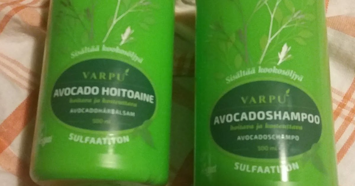 varpu avocado shampoo