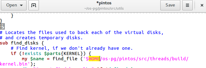 Thoughts, memories and random shit: Errors while installing PintOS