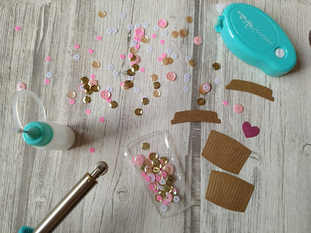 Tuto Scrapbooking Embellissement Shaker Café