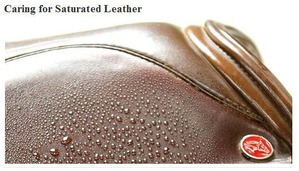 Caring for Saturated Leather