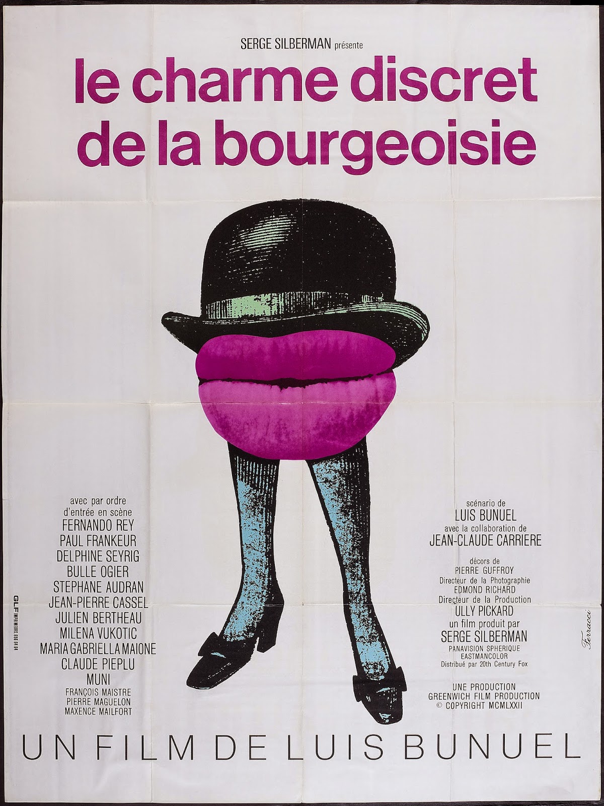 Le Charme Discret De La Bourgeoisie Affiche LE CHARME DISCRET DE LA BOURGEOISIE aka THE DISCREET CHARM OF THE