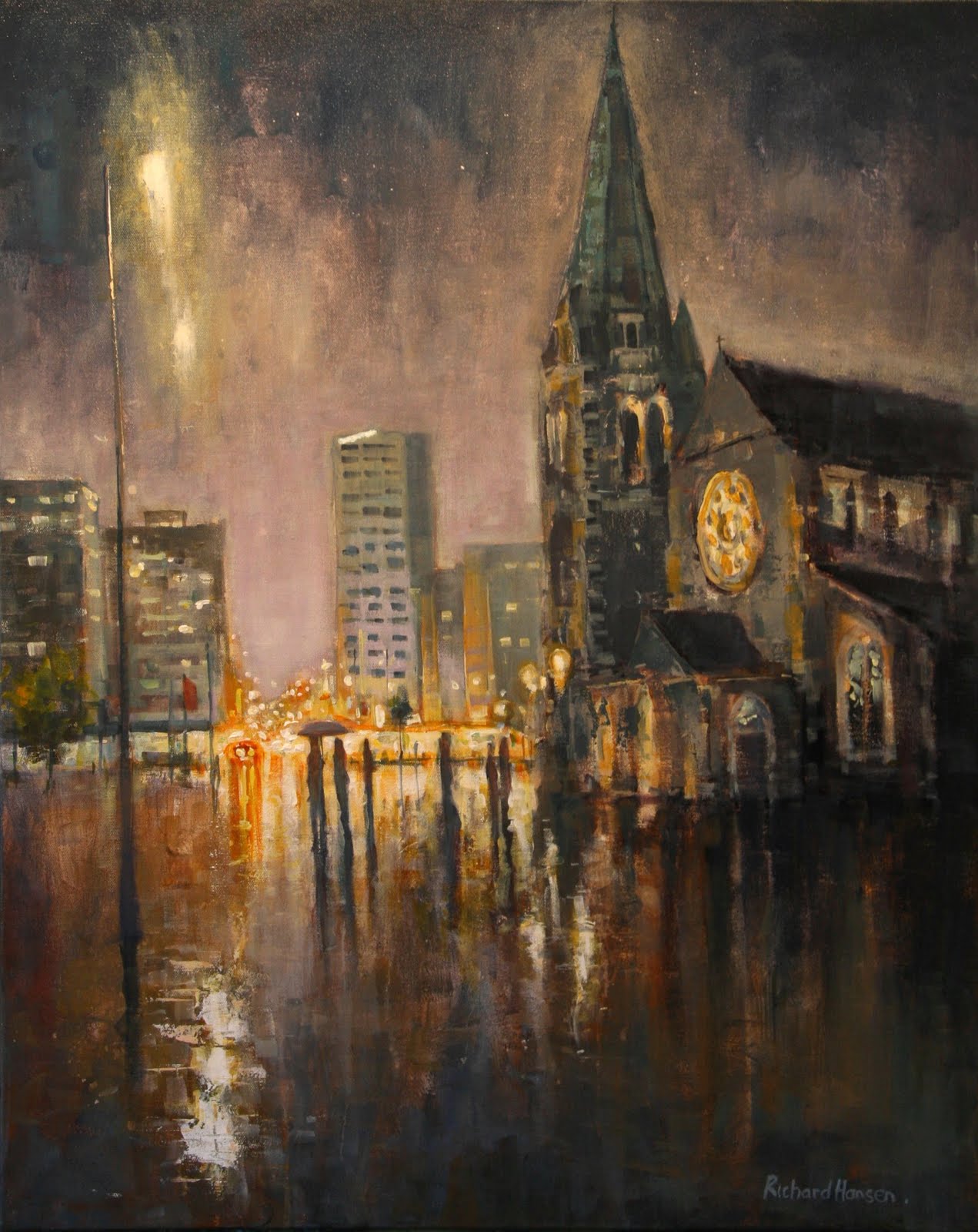 Richard Hansen Painting Notes Christchurch Cathedral