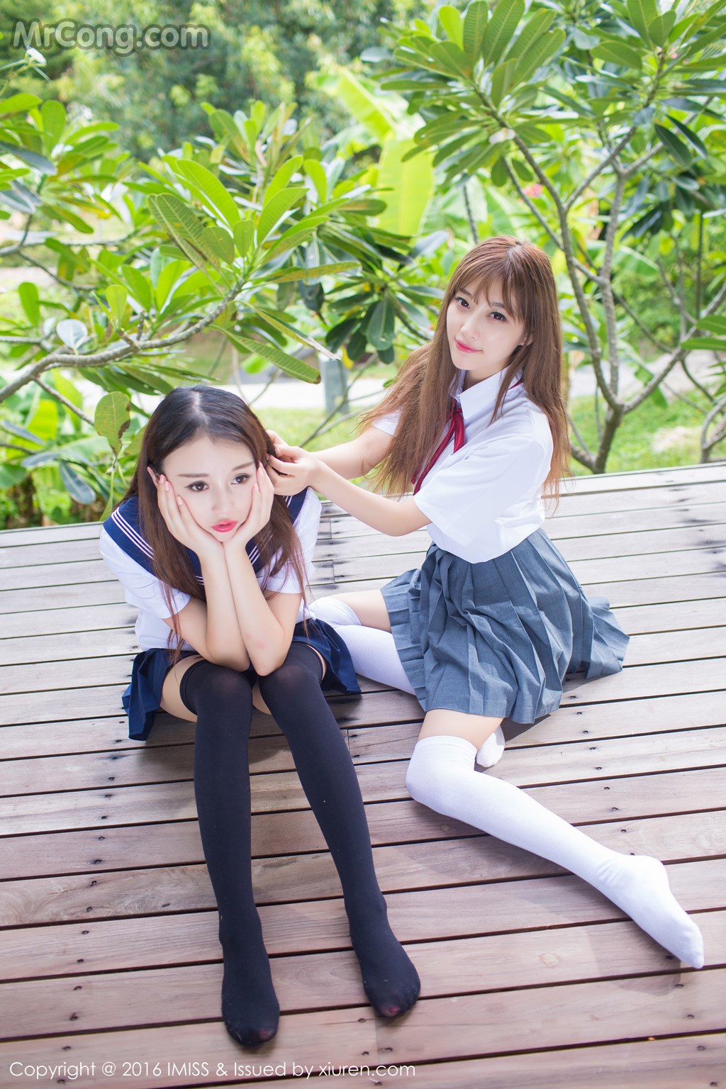 IMISS Vol.133: Model Kitty Zhao Xiaomi (赵 小米) and Sugar Xiao Tianxin (sugar 小 甜心 CC) (32 photos)