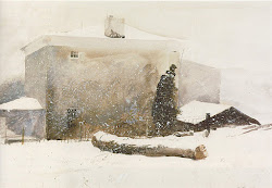 wyeth andrew snow groundhog wednesday study watercolor paintings watercolors prints painting winter oil elysium