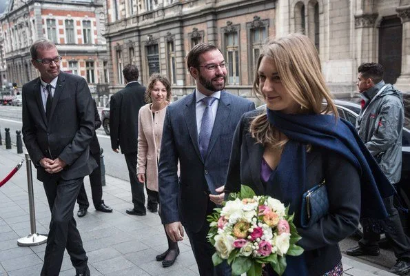 Hereditary Grand Duke Guillaume and Hereditary Grand Duchess Stéphanie visited Benelux headquarters in Brussels