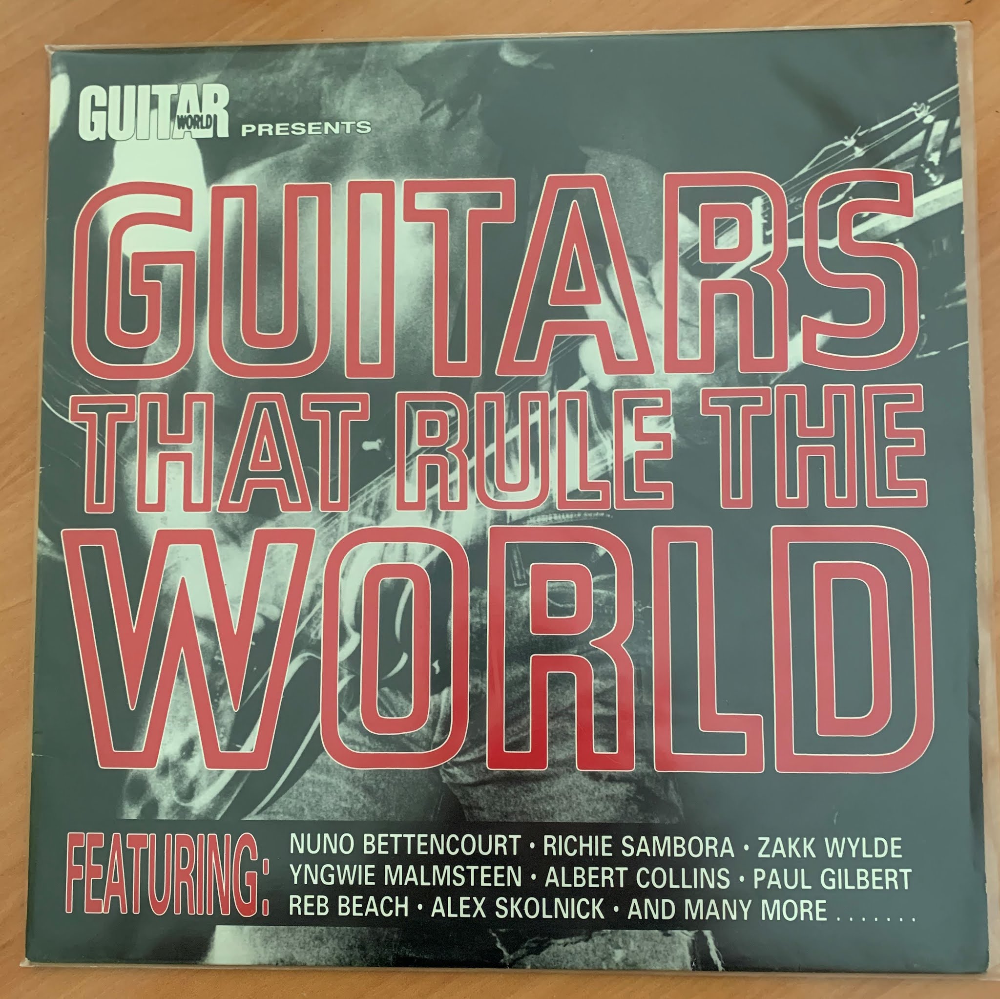 VARIOS "Guitars That Rule The World" (1991 Metal Blade Records)
