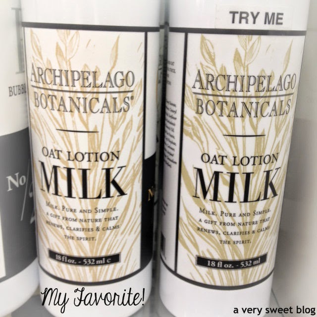 Archipelago Botanicals Coconut Body Wash & Lotion and Oat Milk Lotion
