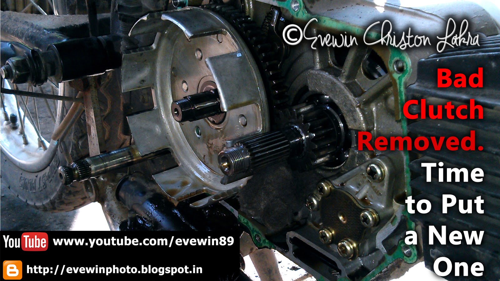 Evewin Photo HeroHonda CDDawn ClutchPlate Replacement By Evewin Lakra.